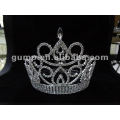 Rhinestone große Tiara Krone